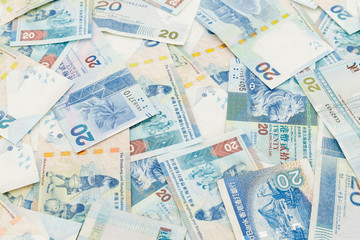 Twenty dollar Hong Kong dollar