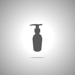 gel foam or liquid pump plastic bottle