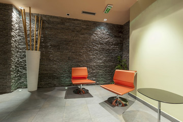 Interior of a waiting room