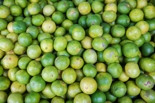 Lime for sale at market,Thailand