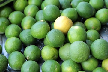 fresh lemon in the market