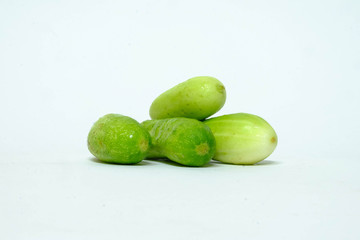 cucumber on white background