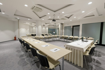 Modern conference room interior