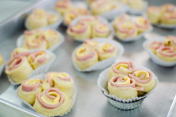 ham cheese bun