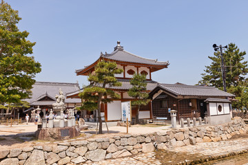 Gomado Hall of Daiganji Temple, Itsukushima island, Japan