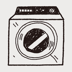 washing machine doodle