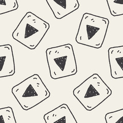 play doodle seamless pattern background