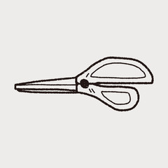 scissors doodle