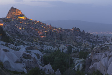 Uchisar in Cappadocia, Turkey