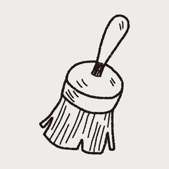 clean brush doodle