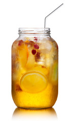 Spritzer (schorle) soft drink jar