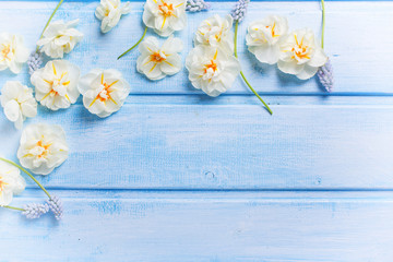 Background with  flowers