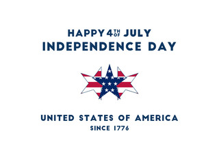 Obraz premium Unabhängigkeitstag der Vereinigten Staaten von Amerika