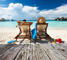 Couple on a beach