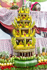 Fototapeta premium Thai traditional, rice offering
