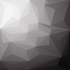 Black and White Abstract Triangle vector