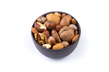 Nuts mix in bowl