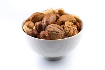 Nuts mix in bowl