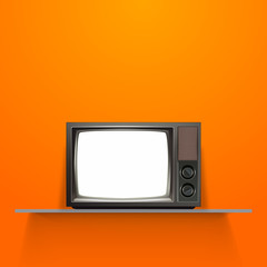 Vector Vintage Retro Televison- Eps 10