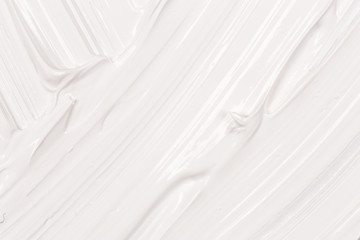 Obraz premium Paint brush stroke over the white paper