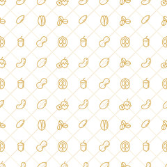 Nuts Seamless Pattern