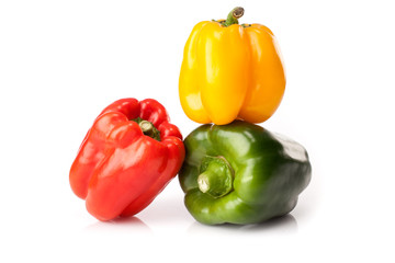 Fresh bellpepper  isolated on white background