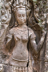 Fototapeta na wymiar Bayon temple, Angkor, Cambodia