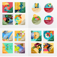 Modern geometric design temlates, universal diagram, banner
