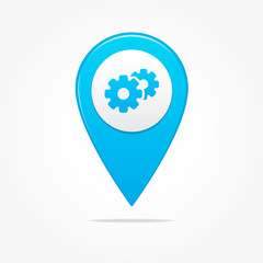 Support & Configuration Pin Icon