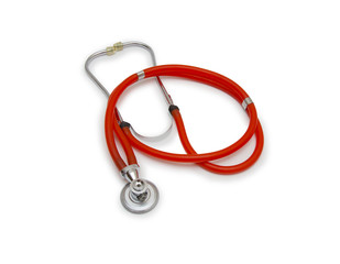 stethoscope in white background