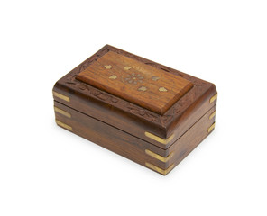 The wooden chest