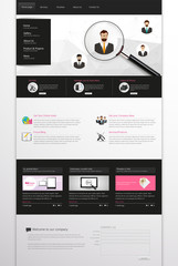 Corporate Website Template, Professional Design.