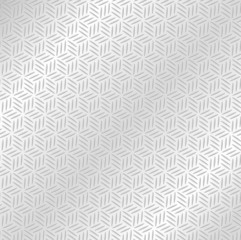 Abstract Silver metallic seamless diamond pattern background