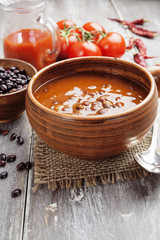 Soup with red bean