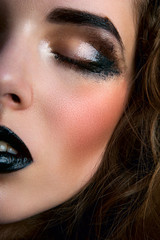 Sleeping fashion girl