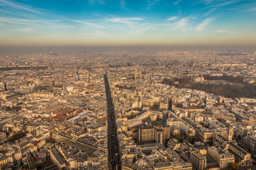 Panoramic view of Paris 