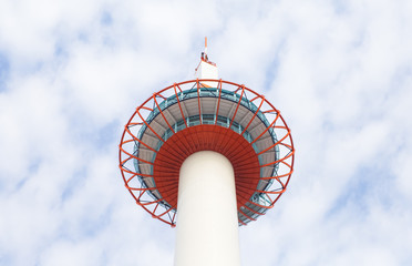 Close - up Kyoto tower tallest building in Kyoto