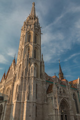 Fototapeta premium Church in Fishermans Bastion in Budapest