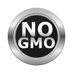 No GMO Silver Button