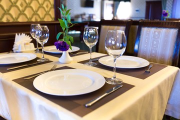 Table, Restaurant, Dinner.