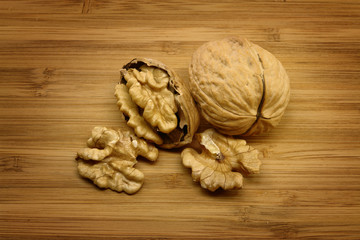 Walnuts on Wood