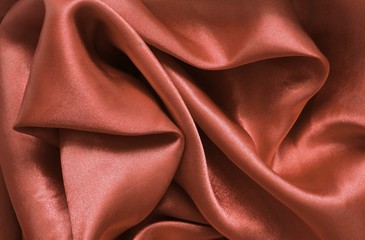 Texture orange satin, silk background