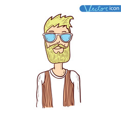 hipster style, hand drawn illustration. 