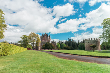 Beautiful castle in Scotland