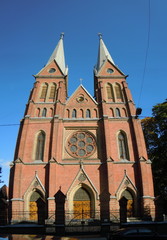 Obraz premium Saint Francis Roman Catholic Church (Riga, Latvia)