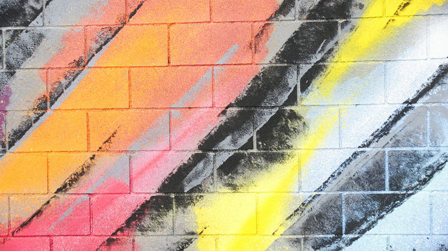 Graffiti en un muro de una calle de Barcelona