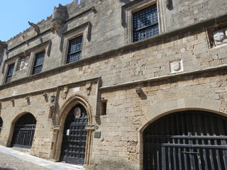 Obraz premium Grecja - Rodos - Auberge de France rue des Chevaliers