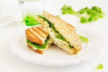 Egg Salad Sandwich. American kitchen.