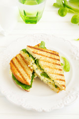 Egg Salad Sandwich. American kitchen.
