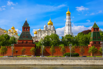 Cathedral of the Moscow Kremlin in summer